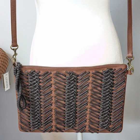 NWT leather bag by Chicos - Picture 3 of 15